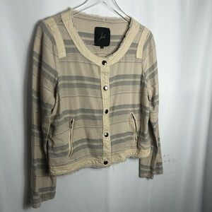 BB DAKOTA JACK CATORIE BEIGE GRAY Blazer 0542
